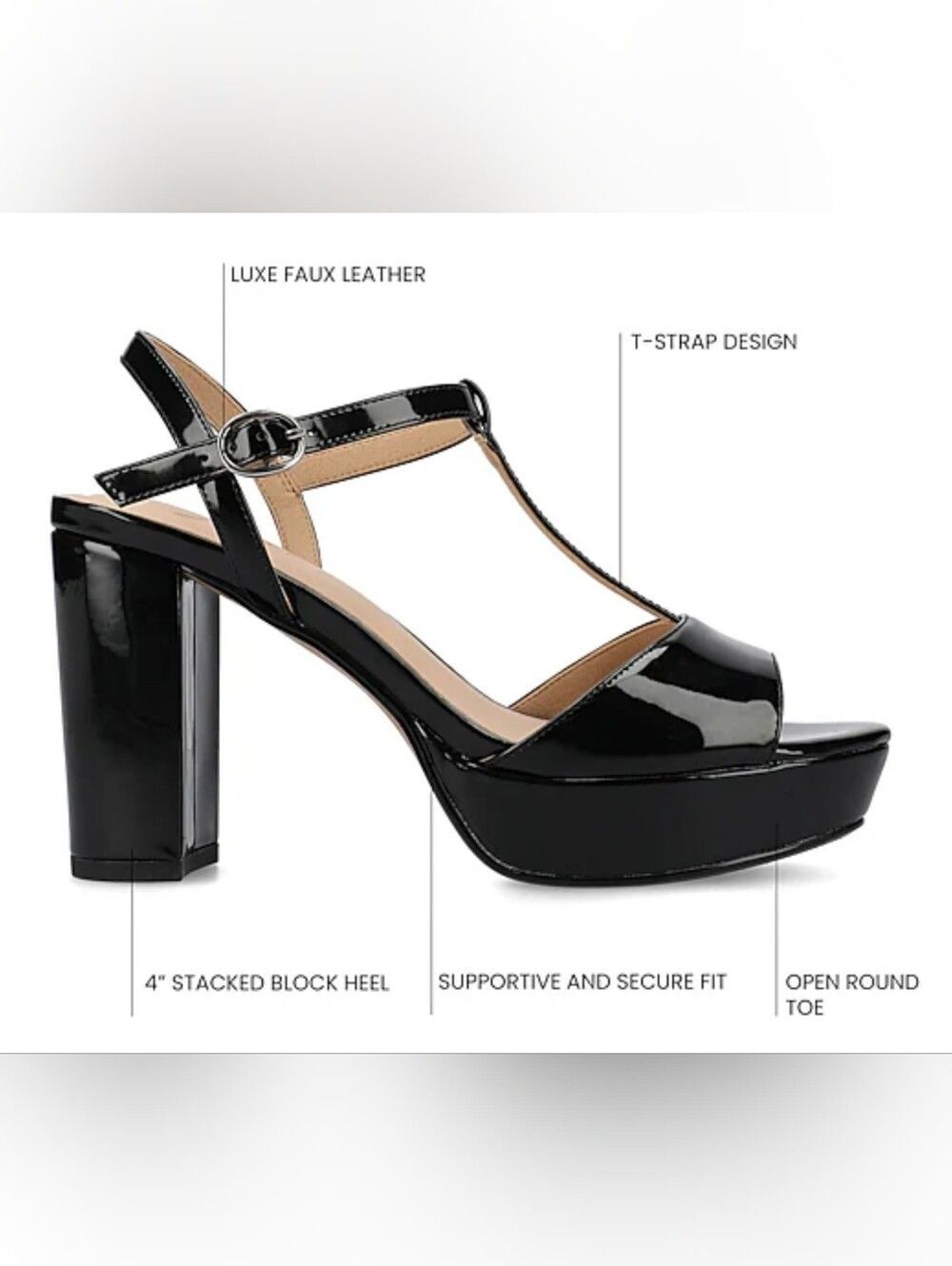 (D-4821) Journee Collection Nalie Sandals  Sz 11